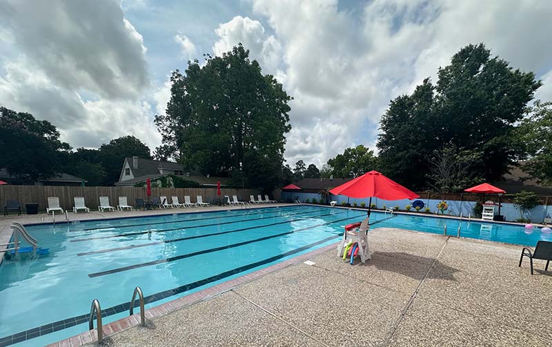 Riverside Swim Club Lafayette pool work in progress